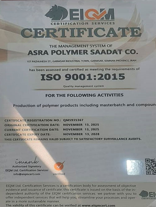 AsraPolymer ISO_9001